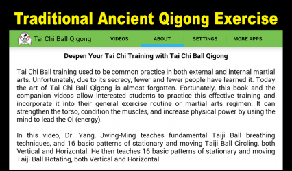 Captura 6 Tai Chi Ball Qigong (Dr. Yang) android