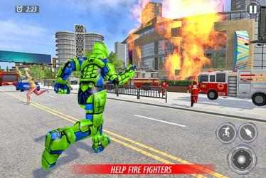 Screenshot 4 Police Robot Speed Hero City Rescue Mission android