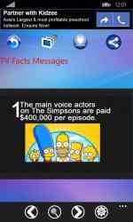 Screenshot 2 TV Facts Messages And Images windows