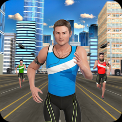 Screenshot 1 Marathon Race Simulator 3D: juego de correr android