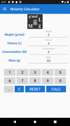 Captura de Pantalla 3 Molarity Calculator android