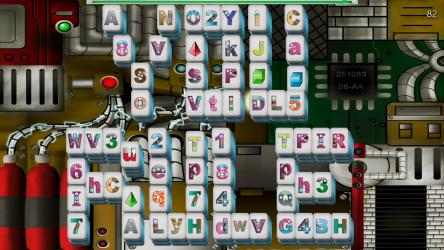 Captura de Pantalla 3 Alphabet Robots Mahjong Free windows