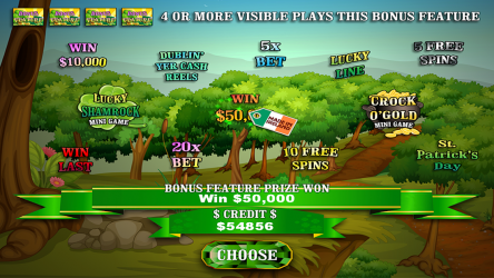 Screenshot 4 Crock O'Gold Rainbow Slots Free android