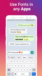 Screenshot 6 Fonts Art: Teclado, tipos de letras para Instagram android