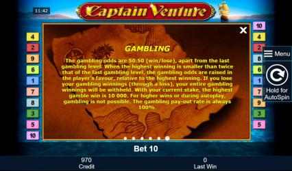 Captura de Pantalla 9 Captain Venture Free Casino Slot Machine windows