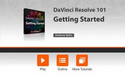 Capture 1 Getting Started Course For DaVinci Resolve. windows