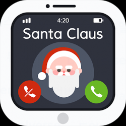 Captura de Pantalla 1 Call Santa - Simulated Voice Call from Santa android