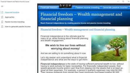 Captura 2 Financial Freedom and Passive Income course windows