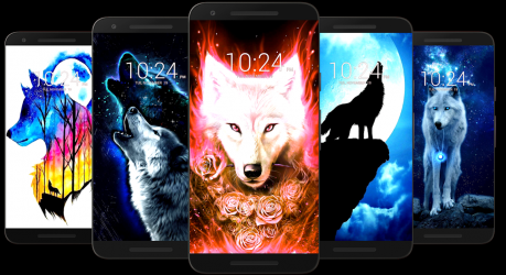 Captura 7 Fondo de pantalla de lobo HD android