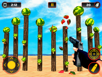 Screenshot 5 Sandía Shooter Juego - Fruta del tiroteo android