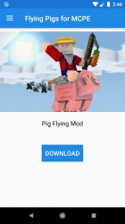 Captura de Pantalla 4 Cerdo Volador para Minecraft android