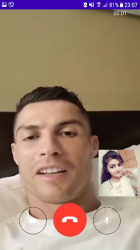 Screenshot 2 Cristiano Ronaldo Fake call video android
