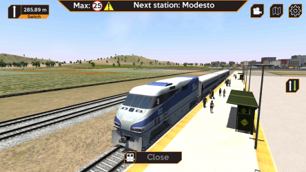 Captura de Pantalla 6 Train Ride Simulator - Simulador de trenes! android