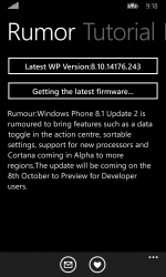 Screenshot 3 Upgrade WP windows