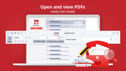 Screenshot 1 PDF Reader - Free PDF Editor, PDF Converter, PDF Merge, PDF Annotator & PDF Signature for Adobe Acrobat windows