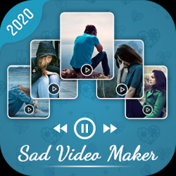 Screenshot 1 Sad video maker, sad video status android