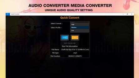 Screenshot 3 Audio Converter Media Converter - Mp3 Converter windows