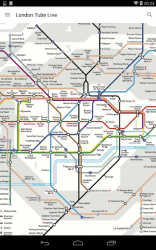 Captura de Pantalla 9 London Tube Live - London Underground Map & Status android