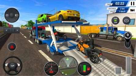 Screenshot 2 simulador de camión transportador de automóviles android
