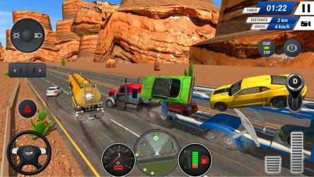 Captura 3 simulador de camión transportador de automóviles android