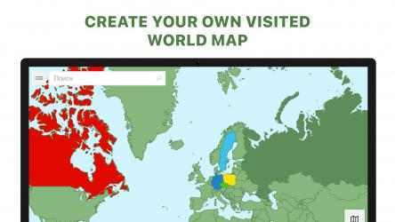 Imágen 4 Visited Countries Map – Mark Your Travels: track all the places you have been to windows