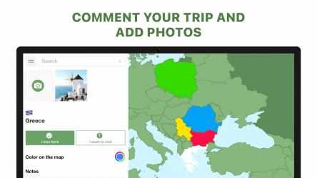 Screenshot 3 Visited Countries Map – Mark Your Travels: track all the places you have been to windows