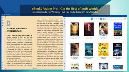 Captura de Pantalla 7 eBooks Reader Pro - a MOBI & EPUB Reader + Get Free Books for Kindle Reader windows