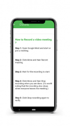 Captura 7 Guide for Google meet Video Conferences meeting android