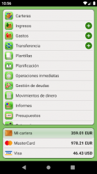 Captura 2 Control de gastos, presupuesto familiar: FinancePM android