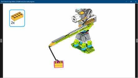 Screenshot 5 Ganz port crane for Lego WeDo 2.0 45300 instruction with programs windows