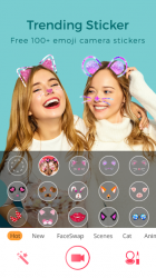 Capture 3 Beauty Plus Makeup Camera stickers Candy android