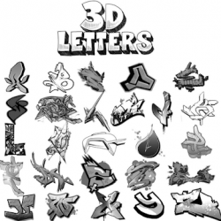 Screenshot 1 Diseño fácil de letras en 3D android