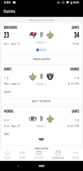Screenshot 6 New Orleans Saints Mobile android