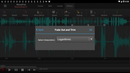 Screenshot 5 WavePad Audio Editor - Master's Edition android