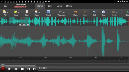 Screenshot 2 WavePad Audio Editor - Master's Edition android