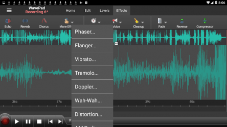Captura de Pantalla 3 WavePad Audio Editor - Master's Edition android