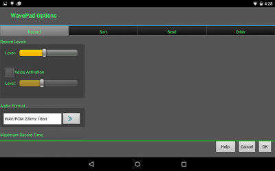 Screenshot 13 WavePad Audio Editor - Master's Edition android