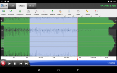 Screenshot 11 WavePad Audio Editor - Master's Edition android