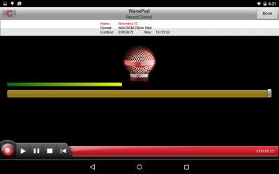 Capture 10 WavePad Audio Editor - Master's Edition android