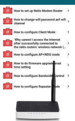 Screenshot 5 Netis Modem Guide android