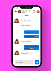 Screenshot 4 Ariana Grande Video Call Chat android