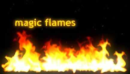 Captura de Pantalla 10 Magic Flames Free - fire live wallpaper simulation android