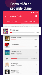 Imágen 7 Convertidor de vídeo a MP3 - mp3 music from videos android