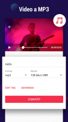 Captura 2 Convertidor de vídeo a MP3 - mp3 music from videos android