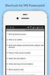 Capture 7 Full MS Office 2013 Shortcuts android