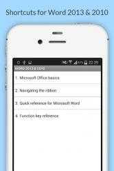 Capture 3 Full MS Office 2013 Shortcuts android