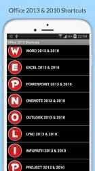 Capture 10 Full MS Office 2013 Shortcuts android