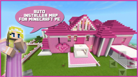 Captura 3 Map Pink Princess House for MCPE android