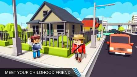 Capture 5 Virtual Blocky Life Simple Town 3D New Game 2020 android