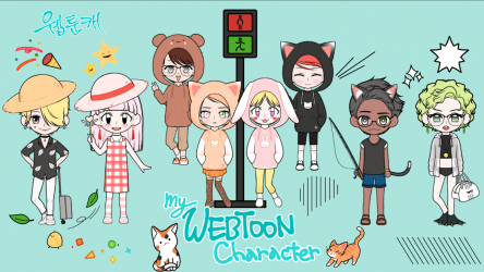 Captura de Pantalla 5 My Webtoon Character:Kpop IDOL android